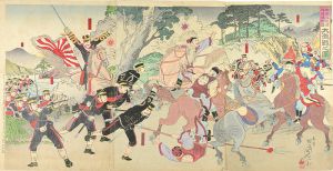 Nobukazu/The Battle of Oryokko River[鴨緑江近傍九連城附近大激戦之図]