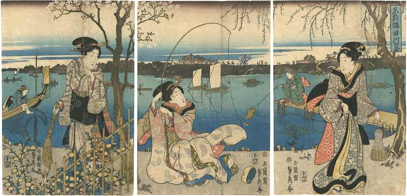 Sadahide “View of the Sumida River in the Eastern Capital”／
