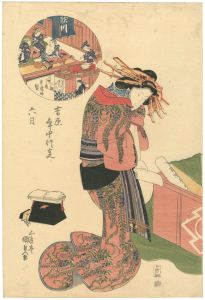 Kunisada I/Annual Events in the Yoshiwara / June[吉原年中行事　六月]