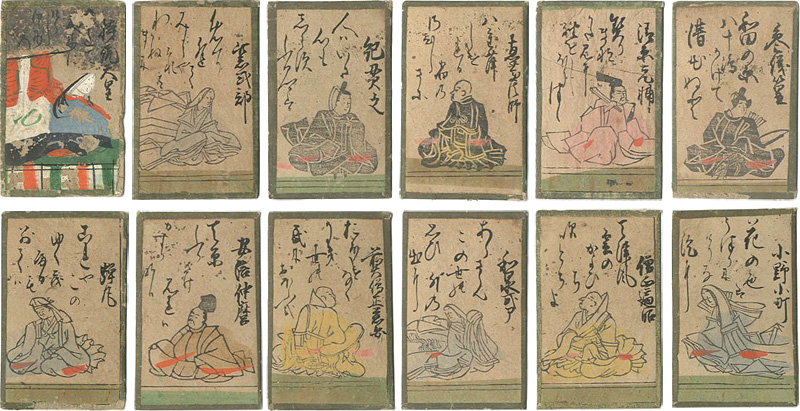  “KARUTA (Ogura Anthology of One Hundred Tanka‐poems by One Hundred Poets)”／