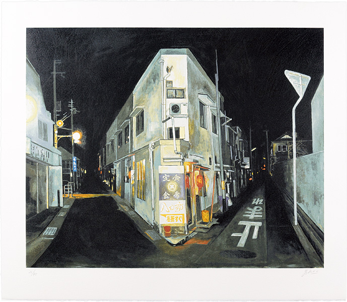 Yokoo Tadanori “A Dark Night's Passing : N City-V”／