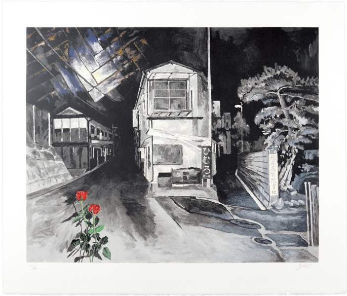 Yokoo Tadanori “A Dark Night's Passing : Floor and Rose”／