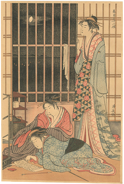 Kiyonaga “Twelve Months in the South / The Ninth Month【Reproduction】”／