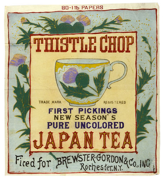 Unknown “Labels on Exported Japanese Teas”／