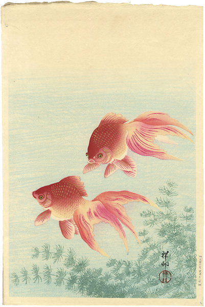 Ohara Shoson “Goldfish”／
