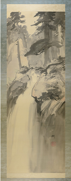Yoshida Hiroshi “Scroll Painting : Waterfall”／