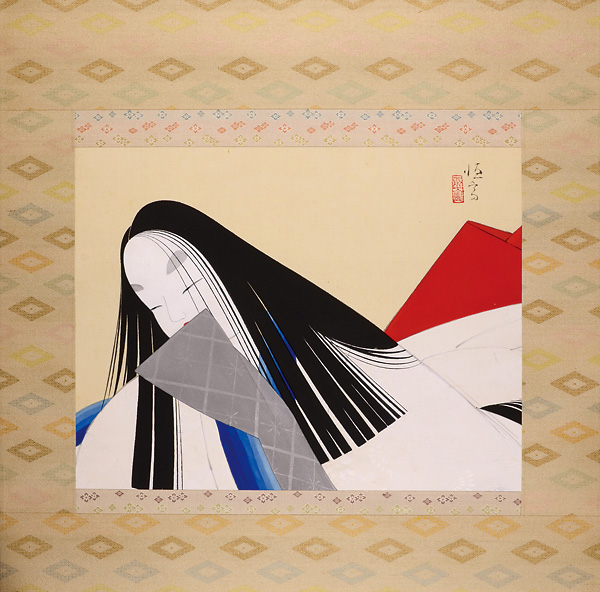 Kitano Tsunetomi “Scroll Painting : Ono no Komachi”／