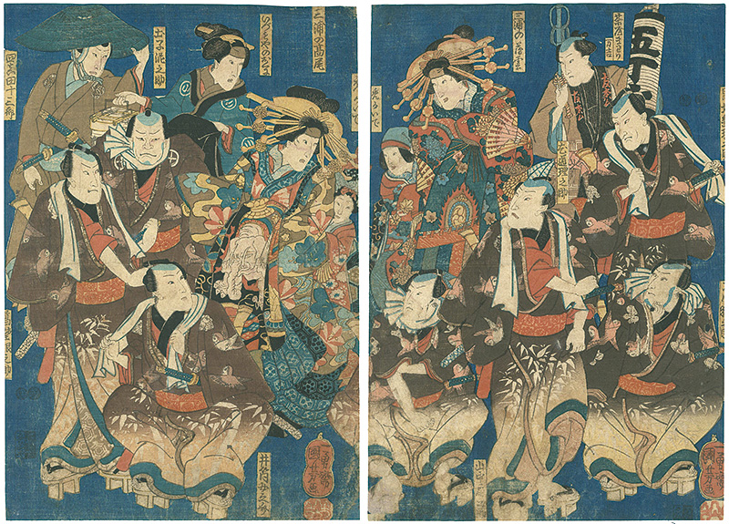 Kuniyoshi “Kabuki print”／