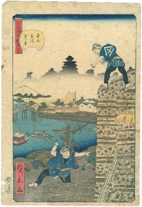 江戸名所道戯尽 / Comical Views of Famous Places in Edo