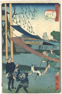 江戸名所道戯尽 / Comical Views of Famous Places in Edo