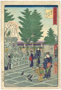 Hiroshige III/[東京名勝図会　神田明神境内]