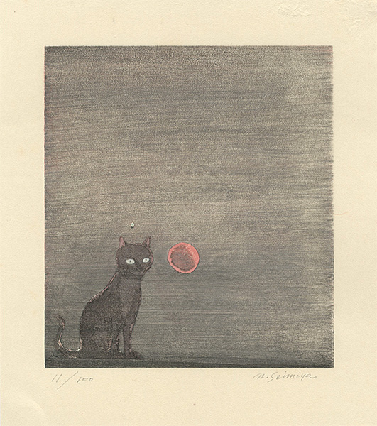 Seimiya Naobumi “Sunset and  Cat”／