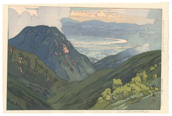 Yoshida Hiroshi “12 Scenes in the Japan Alps / From Daitenjodake”／