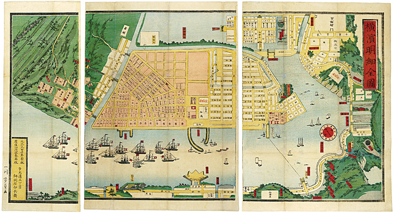 Yoshikazu “Detailed Map of Yokohama”／