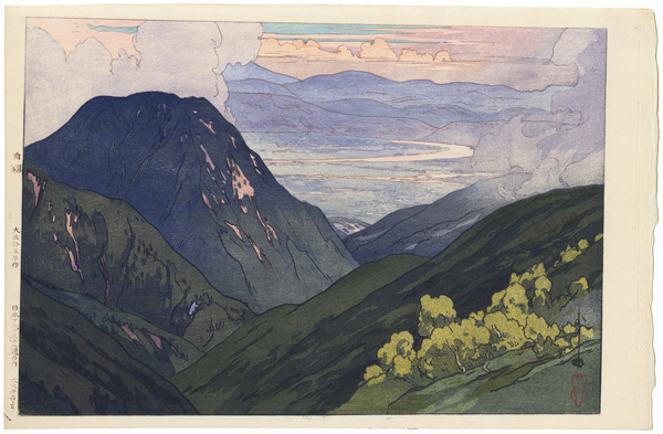 Yoshida Hiroshi “12 Scenes in the Japan Alps / From Daitenjōdake”／