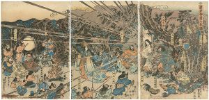 Toyokuni II/The Origins of Sacred Dance at the Heavenly Cave[岩戸神楽乃起顕]