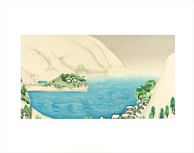 Imamura Shiko “Hakone lake”／