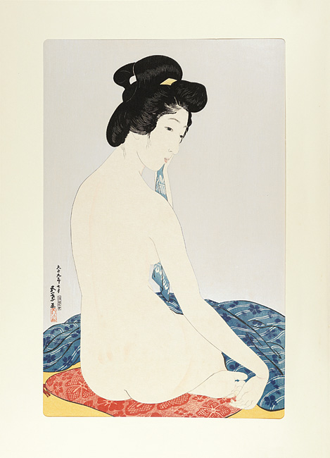 Hashiguchi Goyo “Woman after a bath 【Reproduction】”／