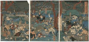 Kunisato/The Revenge at Iga-Ueno[伊賀上野敵討の図]