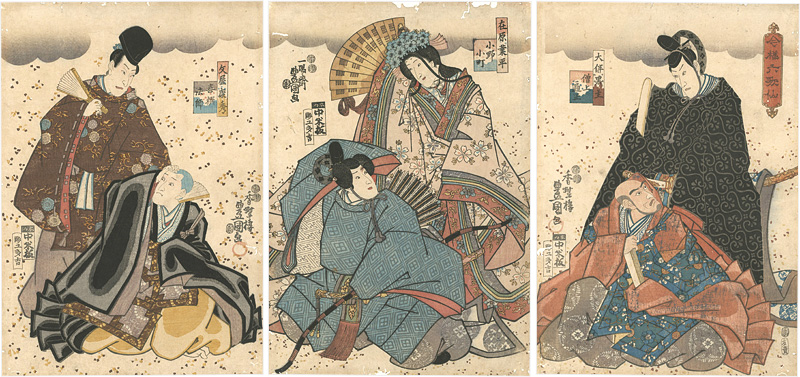 Toyokuni III “Modern Style of the Six Poets”／