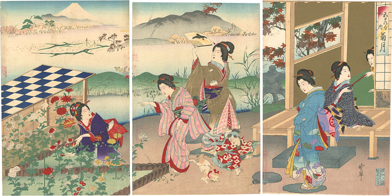 Kyosui “One of the Gosekku (The Five Seasonal Festivals) / Kikuzuki”／