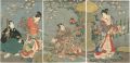<strong>Toyokuni III</strong><br>Genji Viewing Plum Blossoms at......