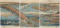 <strong>Hiroshige I</strong><br>Toto Meisho Eitai -Bridge