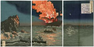 Kiyochika/The Battle of Pungdo[朝鮮豊島海戦之図]