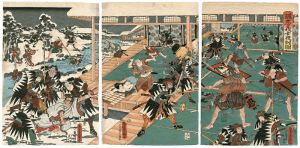 Toyokuni III/Night Attack of the Loyal Retainers[誠忠義士夜討図]