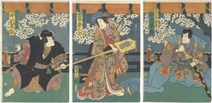 Kunisada II/Miyakodori Nagare no Shiranami[都鳥廓白浪]
