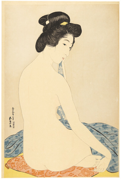 Hashiguchi Goyo “Woman After the Bath”／