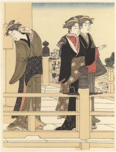 Masanobu/Woman on the Balcony【Reproduction】 [回廊上の美人【復刻版】]