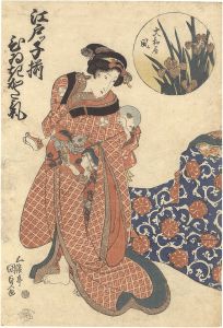 Kunisada I/An Assortment of Edoites Who Are Serious Fans / In the Style of Yamatoya[江戸ッ子揃ひいきかた気　大和屋風]