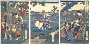 Toyokuni III, Kunihisa/Fashionable Five Elements / Earth Sign[風流五行之内土性]