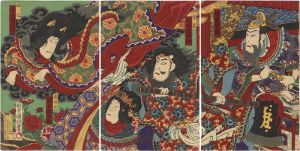Kunimasa IV/Kabuki Play: Hoshin Engi (Feng-Shen-Yen-I)[封神演義]
