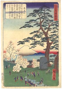 Hiroshige II/Views of Famous Places in Edo / Asuka Hill[江戸名勝図会　飛鳥山]