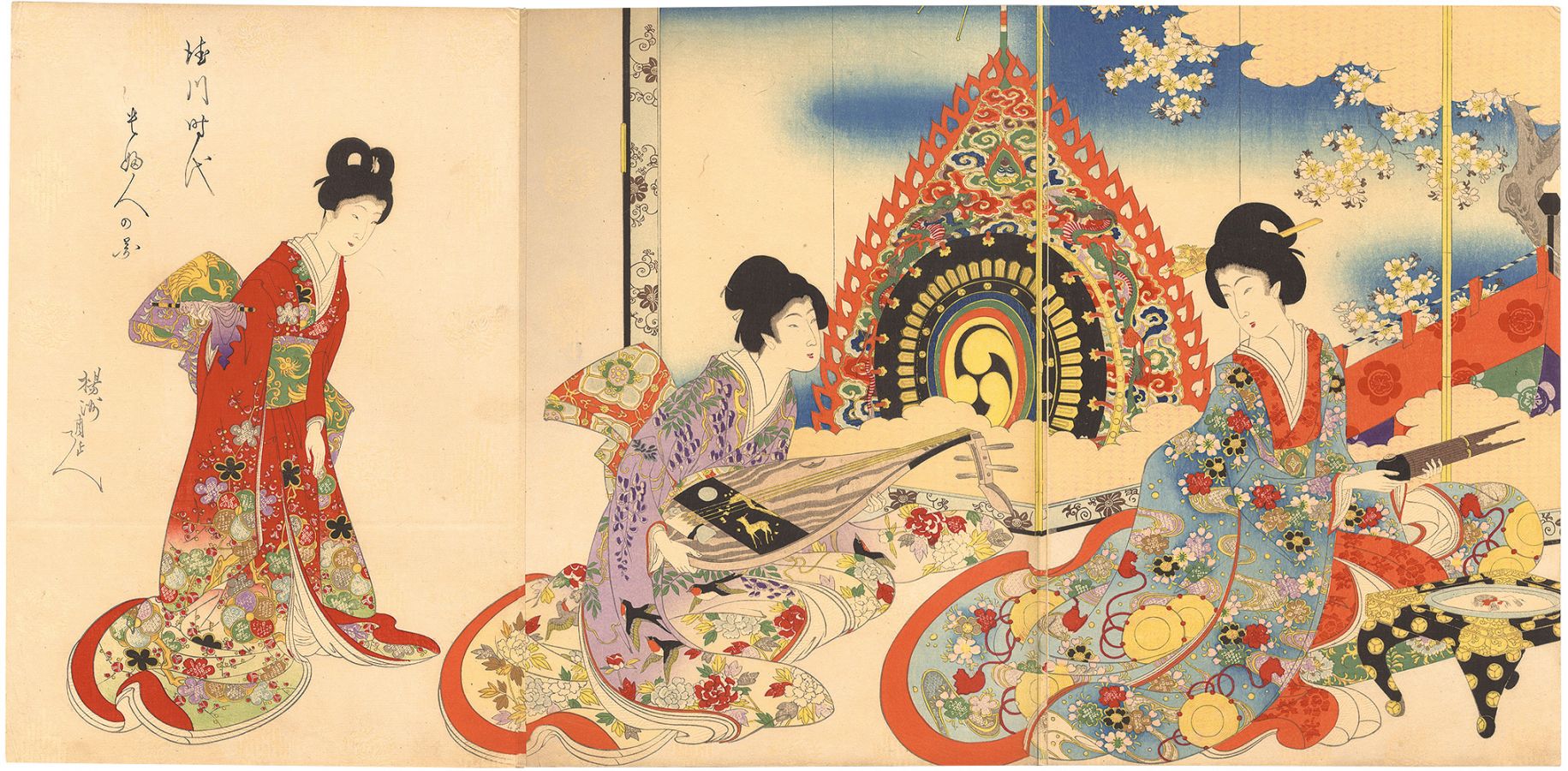 Chikanobu “Ladies of the Tokugawa Period”／