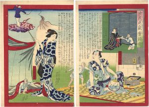 Hiroshige III/The True Story of Yoarashi Okinu[浪花之嵐実録噺]