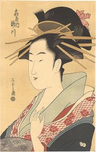 Eishi/Takigawa of the Ogiya【Reproduction】[扇屋遊女瀧の川【復刻版】 ]