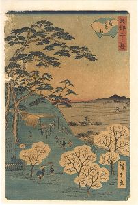 Hiroshige II/Thirty-six Views of the Eastern Capital / Asuka Hill[東都三十六景　飛鳥山]