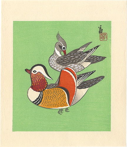 Tokuriki Tomikichiro “Ducks (tentative title)”／