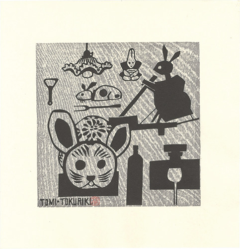 Tokuriki Tomikichiro “A Collection of Rabbits (tentative title)”／