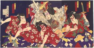 Chikanobu/Kabuki Play: Sugawara Denju Tenarai Kagami[菅原伝授手習鑑]