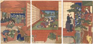 Kunisada I/The Storehouse of Loyal Retainers / Act 7[仮名手本忠臣蔵　七段目]