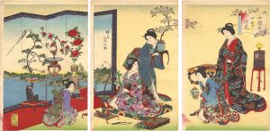 Nobukazu/Etiquette for Ladies / Flower Arrangements of the Four Seasons[女礼式　四季の活花]