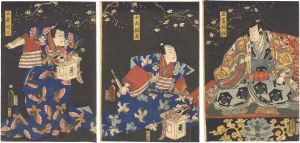 Toyokuni III/Kabuki Play: Okuni no Matsu Soga Nakamura[御国松曽我中村]