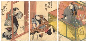 Kunisada I/Kabuki Play: The Storehouse of Loyal Retainers[仮名手本忠臣蔵]