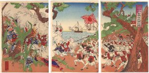 Ikuhide/Great Victory of Japanese Troops at the Battle at Seoul, Korea[朝鮮京城戦争 日本兵大勝利図]