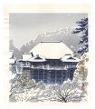 <strong>Tokuriki Tomikichiro</strong><br>Kiyomizu-dera Temple in Snow