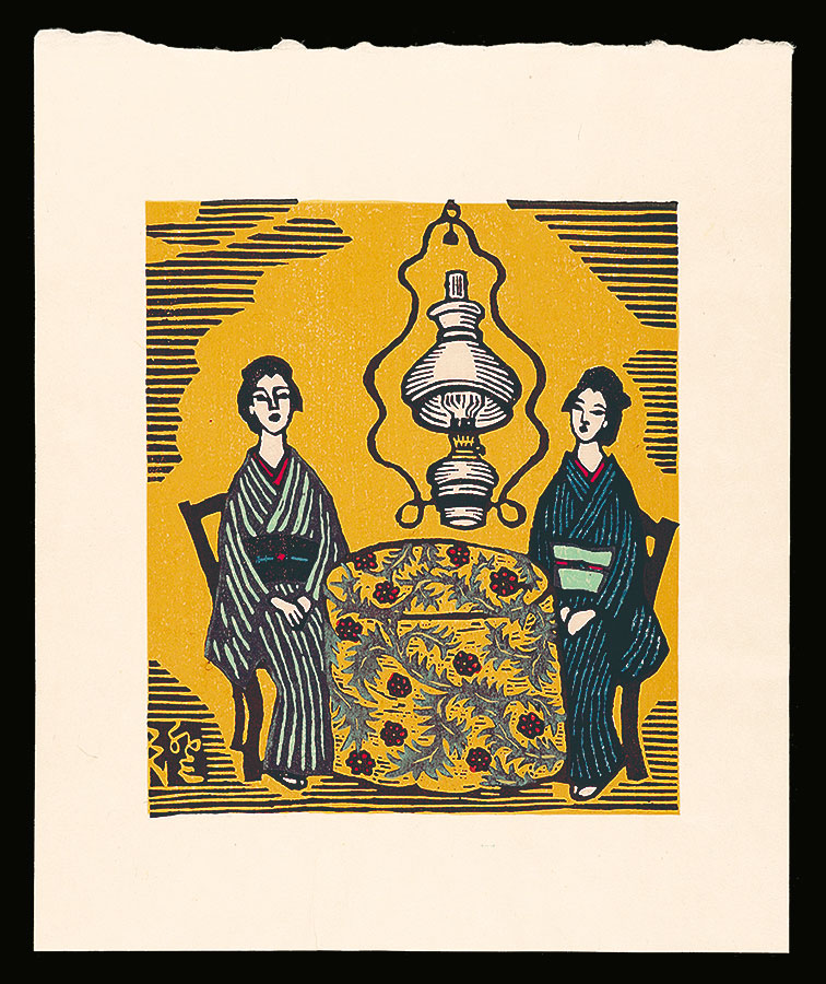 Kawakami Sumio “Women and a Lamp”／